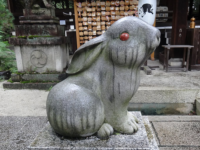 京都のうさぎ神社・東天王 岡崎神社