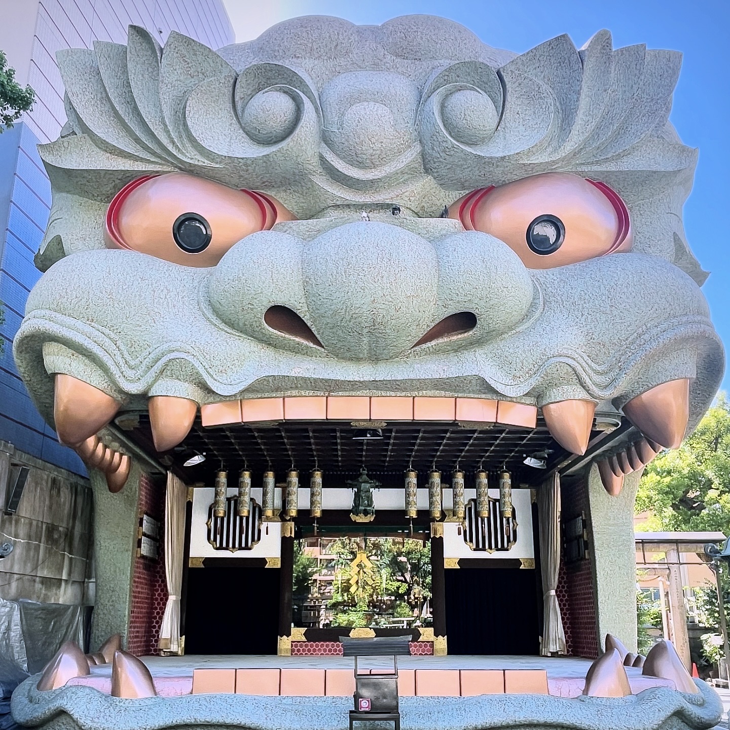 難波八阪神社（大阪浪速区元町）・獅子殿