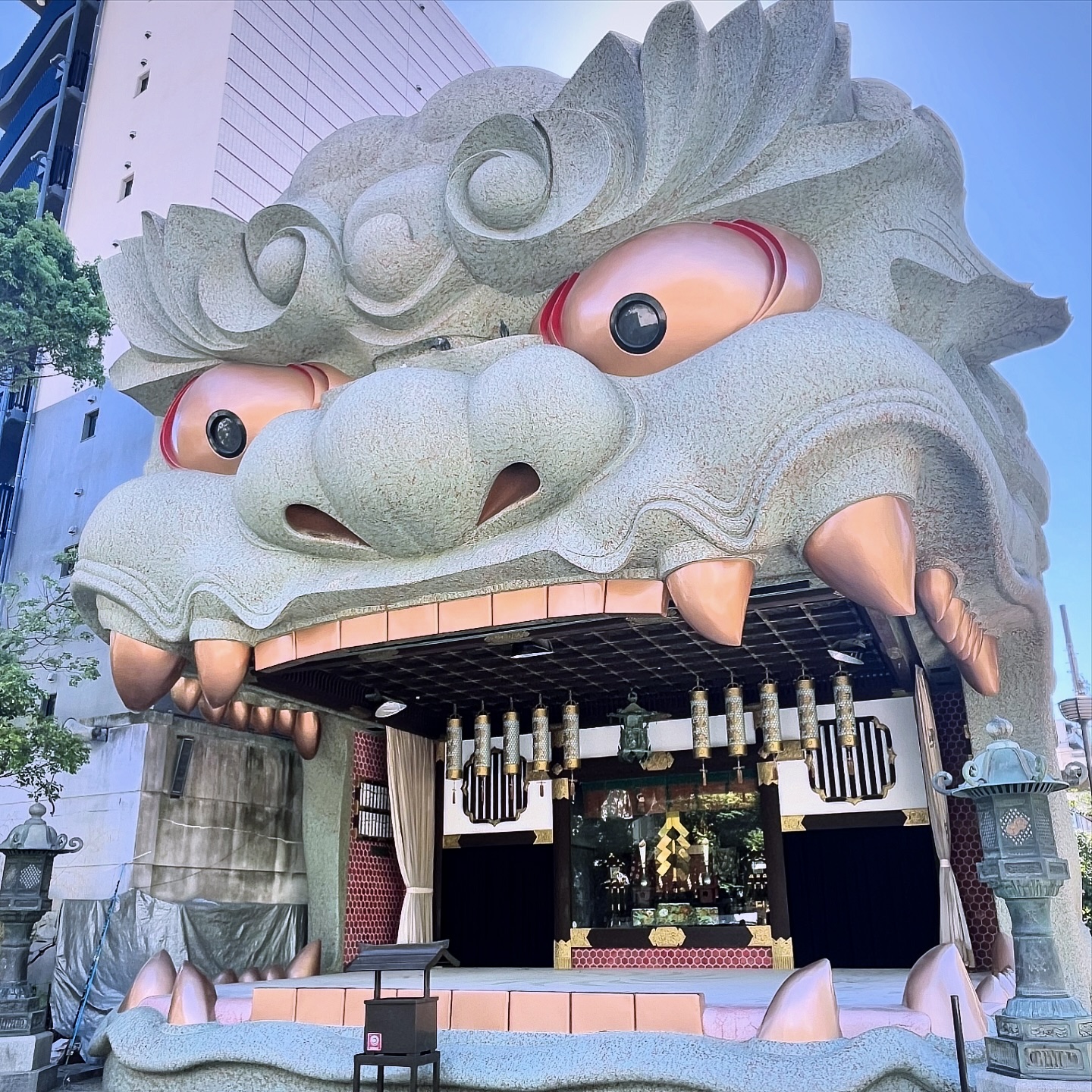 難波八阪神社（大阪浪速区元町）・獅子殿