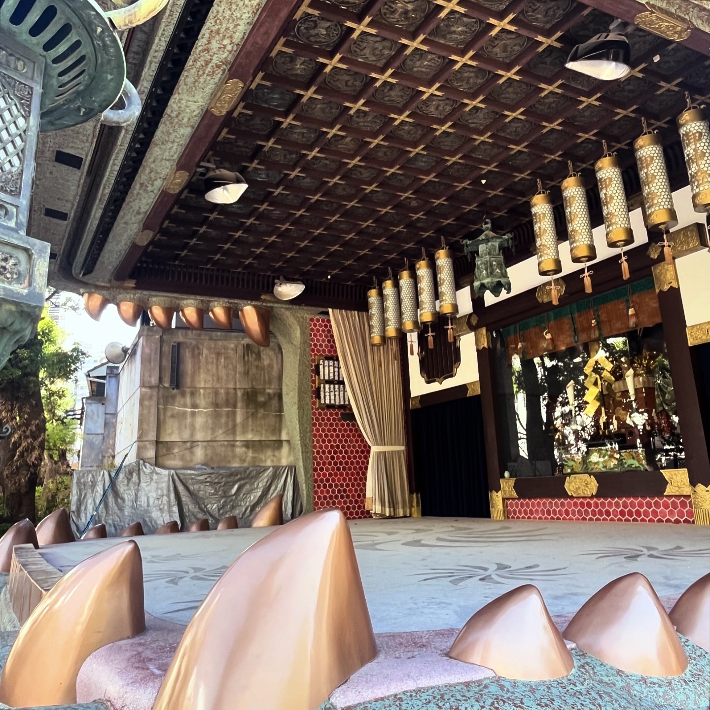 難波八阪神社（大阪浪速区元町）・獅子殿