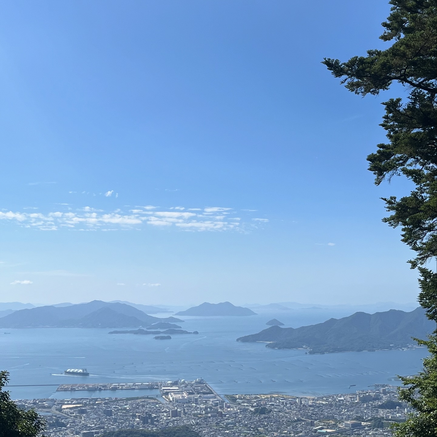 極楽寺（広島県廿日市市）からの景色