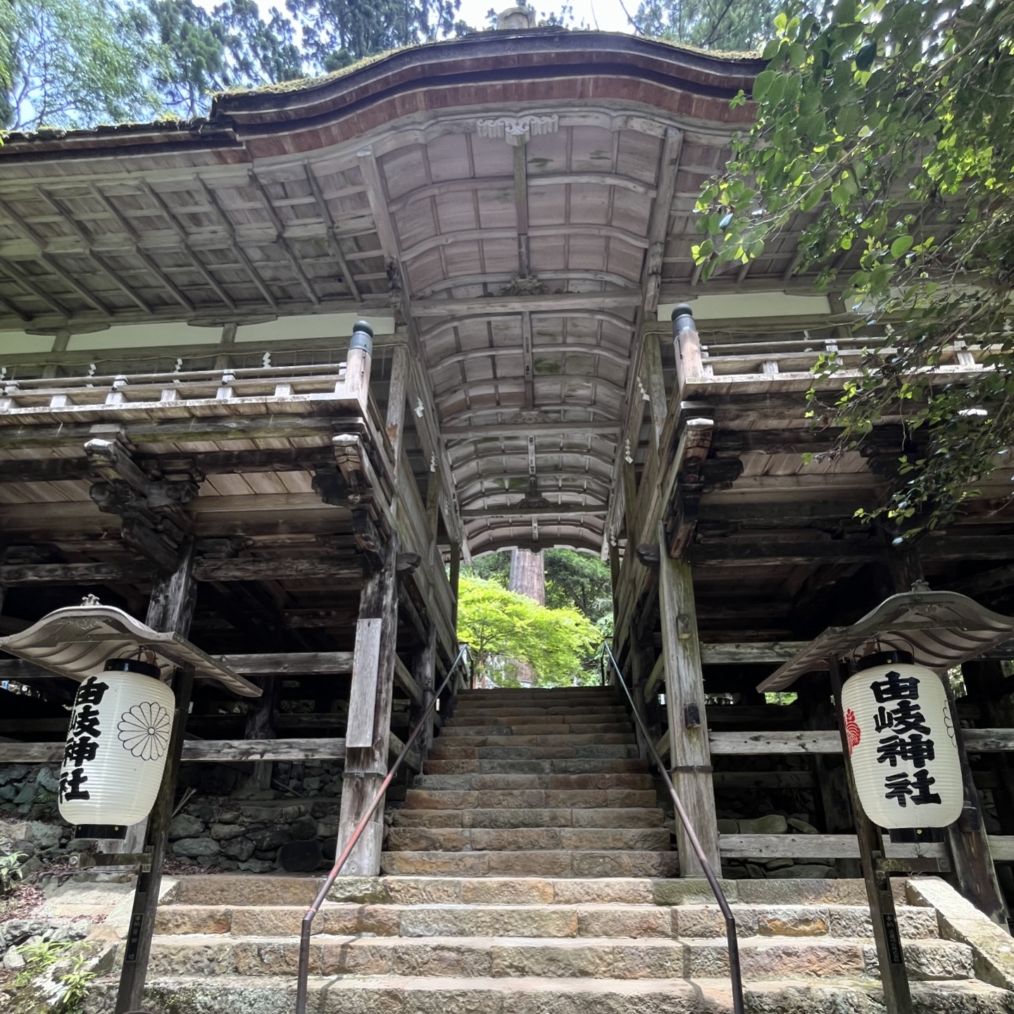 鞍馬・由岐神社・重要文化財の拝殿