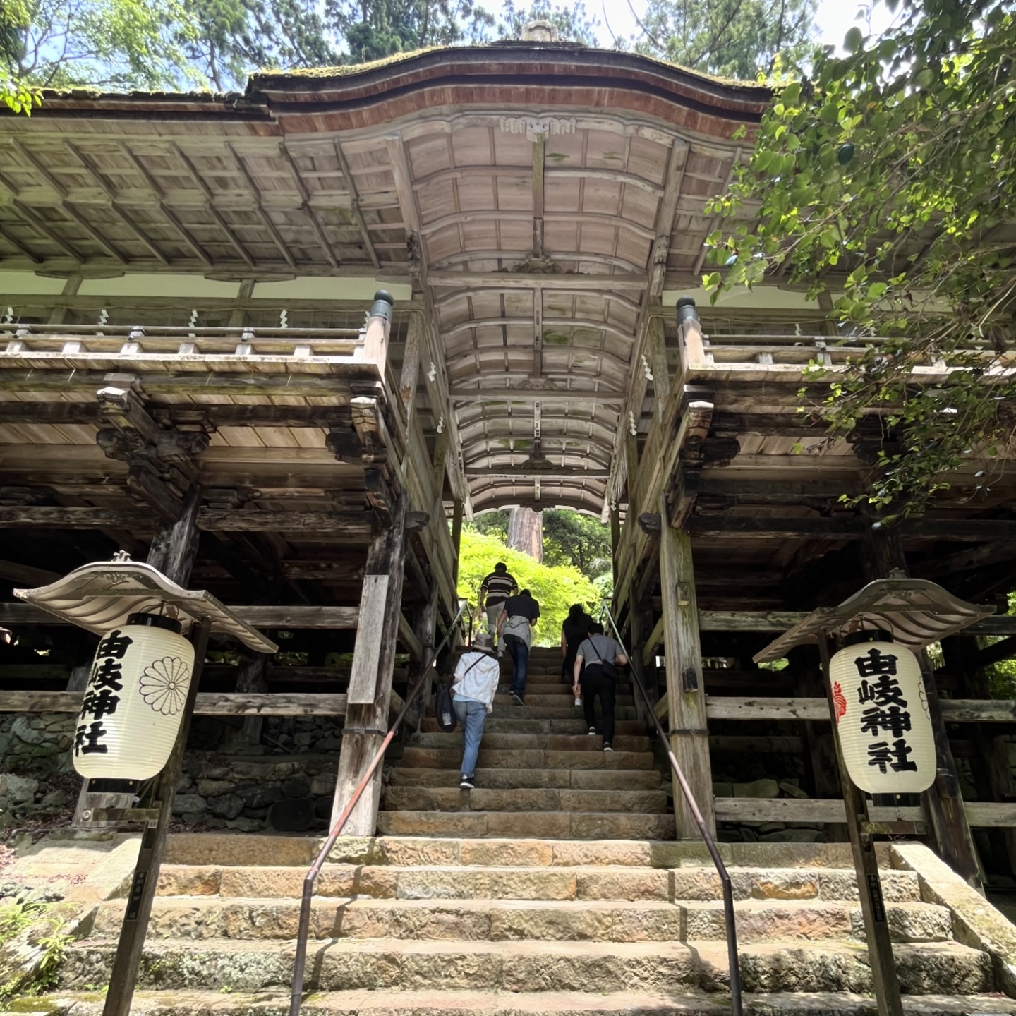 鞍馬・由岐神社・重要文化財の拝殿