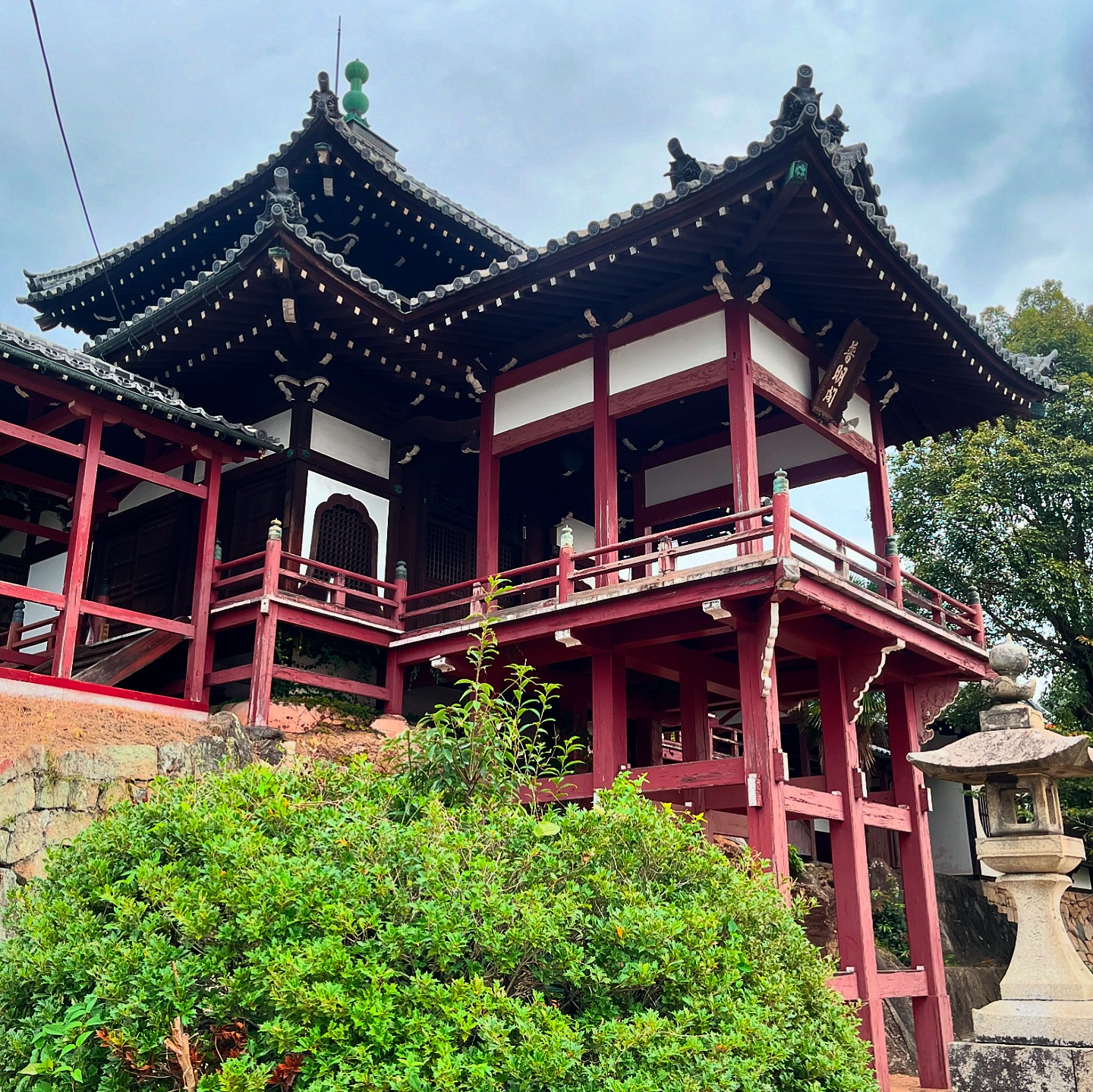 たけはら町並み保存地区 西方寺　普明閣