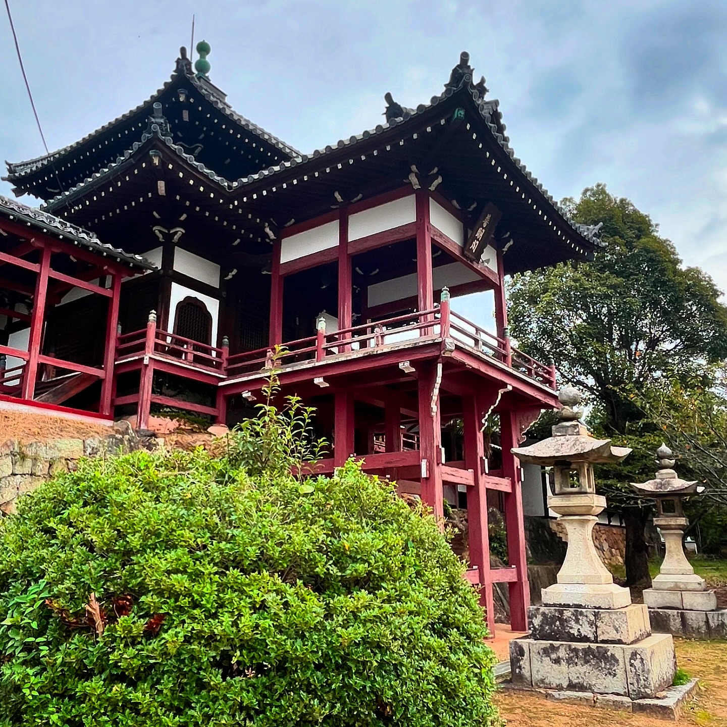 たけはら町並み保存地区 西方寺　普明閣 